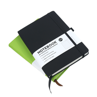 Kunden spezifisches Logo A5/A6/B5 Tägliche Planung Notizbuch Hart leder abdeckung Gummiband Karton Papier Perfekte Bindung Offsetdruck