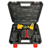 Meuleuse d'angle industrielle sans fil 21V, rechargeable, au lithium, sans balais, avec déclencheur, batterie, 100 mm, jaune, modèle G4, acier inoxydable