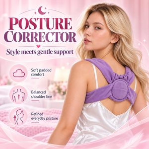 Correcteur de posture rembourré doux, ceinture de soutien des épaules et du dos pour femmes, à porter au quotidien - Product Image 1