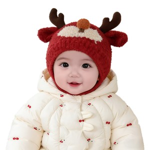Venta al por mayor <span class=keywords><strong>de</strong></span> fábrica/OEM: <span class=keywords><strong>Gorro</strong></span> <span class=keywords><strong>de</strong></span> reno rojo <span class=keywords><strong>de</strong></span> felpa <span class=keywords><strong>para</strong></span> bebé, cálido, cortavientos, <span class=keywords><strong>de</strong></span> <span class=keywords><strong>lana</strong></span>, <span class=keywords><strong>para</strong></span> otoño/invierno, con diseño <span class=keywords><strong>de</strong></span> animal lindo <span class=keywords><strong>para</strong></span> niños y niñas. - Product Image 4