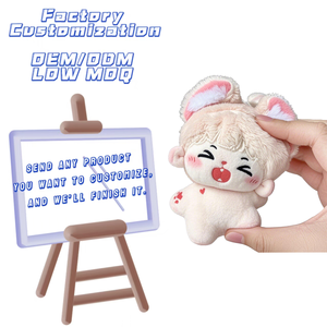 MOQ rendah disesuaikan <span class=keywords><strong>Anime</strong></span> lucu Idol katun mewah mainan 5cm-30cm lembut mainan bantal mewah gantungan kunci dengan PP kapas mengisi - Product Image 2
