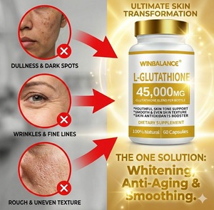 อาหารเสริม OME ไพรเวท เลเบล แอล-กลูตาไธโอน ผิวขาวใส กลูตาไธโอนลดระดับ คอลลาเจน วิตามินซี ชะลอวัย 60 แคปซูล 2 เม็ด - Product Image 2