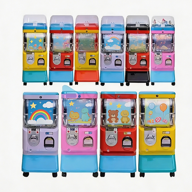 Funny Toys Ball Dispenser Coin Operated Game Machine Classic Toy Capsule Vending Machine for Sale