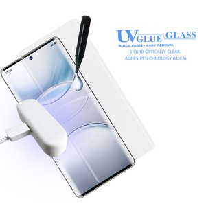Protection d'écran en verre trempé transparent HD 3D incurvé à couverture intégrale avec colle UV pour <span class=keywords><strong>Samsung</strong></span> S24 Ultra S20 <span class=keywords><strong>S21</strong></span> S22 - Product Image 4