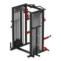 Machine de musculation multifonctionnelle de haute qualité avec rack à squats intégré, construction en acier au carbone pour usage commercial en salle de sport
