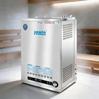 Chaudière à vapeur au gaz JOWIN 40-80KW 230V, personnalisée en acier inoxydable 304 pour salle de vapeur de spa, design compact, bien-être spa