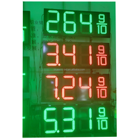 Affichage numérique du prix du carburant pour les stations-service-Signalisation numérique moderne