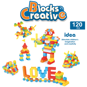 Bloques de Construcción Educativos de Alta Calidad para Niños, 120 Piezas, Multiformas, de Plástico, para Jardín de Infancia, Regalo para Niños de 5 a <span class=keywords><strong>7</strong></span> Años - Product Image 3