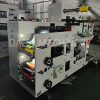 Machine d'impression d'étiquettes en rouleau Flexo UV IML 2 couleurs, découpe ondulée, pistolet séquentiel, imprimante flexographique pour étiquettes