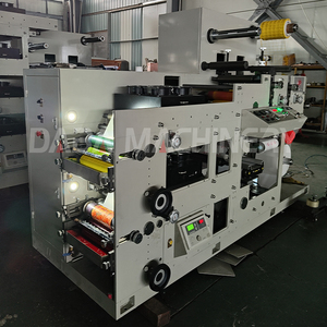 Máquina de Impresión de Etiquetas en Rollo Flexográfica UV IML de 2 Colores, <span class=keywords><strong>Impresora</strong></span> Flexográfica de Etiquetas con Corte Ondulado y Pistola Secuencial - Product Image 2