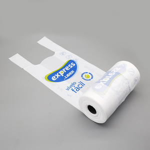 Custom Food Packaging <b>Vegetable</b> Plastic t Shirt Shopping <b>Bags</b> - Product Image 3