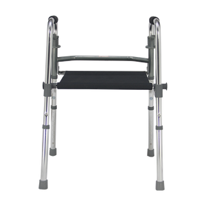 Andador plegable ortopédico de rehabilitación de ayuda para caminar de aluminio ligero <span class=keywords><strong>con</strong></span> <span class=keywords><strong>asiento</strong></span> para adultos - Product Image 3