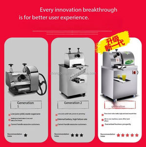 Commercial Sugarcane Juicer Machine Sugarcane Juicer Machine Sugar Cane <b>Juice</b> Making Machine 1100W 3 Rolls Grinder <b>Extractor</b> - Product Image 3