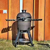 Barbecue au charbon de bois en céramique Kamado SEB haut de gamme, 22 pouces, très grand modèle, pour extérieur