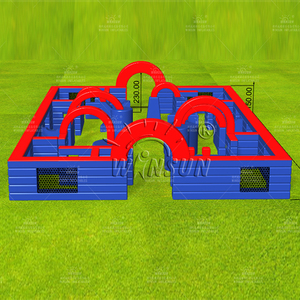 Winsun thương mại lớp đội xây dựng Inflatable bunker paintball lĩnh vực Inflatable trở ngại các khóa học cho thuê trò chơi thể thao - Product Image 4