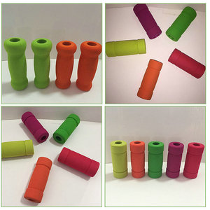 Poignées de guidon de vélo en NBR PVC 22,2 mm, mousse éponge, protection pour les mains des enfants - Product Image 4