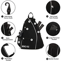 Raquette à pagaie personnalisée Pickleball Accessoires Fourre-Tout Raquette Sport Tennis Racketball Bandoulière Sacs à dos pour Femmes Hommes