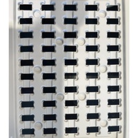 Cellules d'arsénide de gallium qualifiées pour l'espace, 5x10mm, efficacité 30%, anti-rayonnement, cellule solaire GaAs nue pour traqueur GPS aérospatial