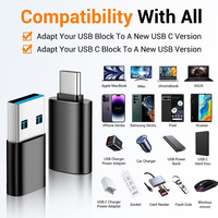 Adaptateur USB C Type C pour chargeur iphone câble de charge adaptateur type C adaptateurs OTG pour téléphone portable adaptateur chargeur tipo C convertisseur