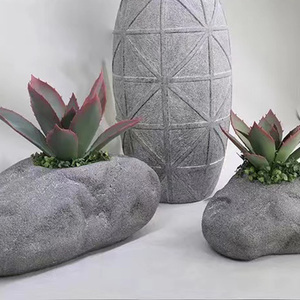 Jardinières d'intérieur et d'extérieur, pots surdimensionnés pour plantes, pot <span class=keywords><strong>de</strong></span> fleurs en <span class=keywords><strong>fibre</strong></span> <span class=keywords><strong>de</strong></span> verre, vente chaude, design moderne et minimaliste, différentes tailles - Product Image 6