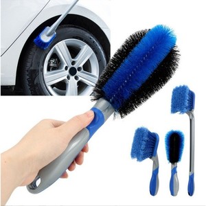 Ensemble de brosses pour roues Yi Kailing, 26 cm, 50 cm, manche long, bleu, outils de nettoyage de voiture, kit de brosses pour le détail des pneus - Product Image 2