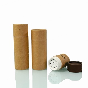 Envase de Cartón para Cosméticos, Tubo de Papel para Bálsamo Labial, Color Negro, Marrón, Blanco, Vacío, para Rubor, Desodorante, 0.3 Oz - Product Image 2