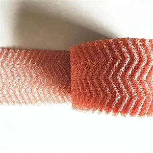 Visland-rollo de malla de cobre resistente, tela de relleno de cobre de 20 pies, bloqueador de cobre tejido para destilación