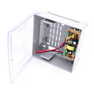 Plastic CCTV Centralized Power Supply 12V Box 9 Cameras Channel Power Distributor Box 10A 120W CCTV Camera Power Supply