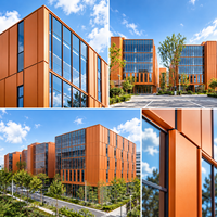 Système de mur-rideau unitaire GloStar pour les centres commerciaux, les centres commerciaux urbains et les grandes façades de bâtiments commerciaux