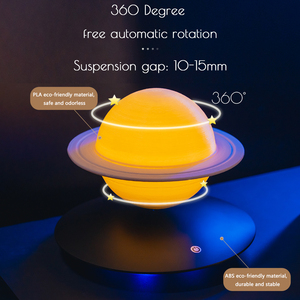 Modern 3 Colors LED Globe Desk Night <b>Light</b> Magnetic Levitation Floating Lamp for Bedroom Study Bar Counter Decor Gift - Product Image 3