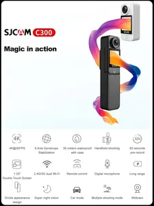 <span class=keywords><strong>SJCAM</strong></span> C300 <span class=keywords><strong>cam</strong></span>éra d'<span class=keywords><strong>action</strong></span> de poche 4K FHD avec longue durée de vie de la batterie vidéo 30M étanche 5G WiFi <span class=keywords><strong>cam</strong></span>éra Sport <span class=keywords><strong>Action</strong></span> <span class=keywords><strong>Cam</strong></span> - Product Image 2