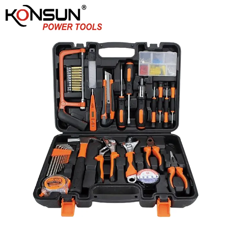 Konsun maleta de plástico casa reparo ferramenta manual kx1213