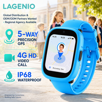 LAGENIO Großhandel 4G LTE Kinder-Smartwatch mit Schulmodus, GPS, LBS, WIFI, ACC-Positionierung, IP68 Wasserdicht, Videoanruf, UK Kinderuhr