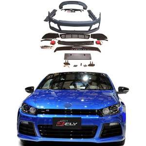 Parachoques de coche auténtico para VW <span class=keywords><strong>Scirocco</strong></span> Facelift, líneas <span class=keywords><strong>R</strong></span>, rejilla de parachoques delantero y trasero, falda lateral, Panel de puerta, difusor trasero, kits de carrocería - Product Image 1