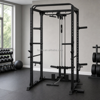 Zoshine Station de musculation tout-en-un intelligente, rack multifonction, machine Smith, accessoire Power Cage, support de squat pour l'entraînement