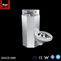 Vente flash : WC à sortie au sol, prix compétitif, acier inoxydable, WC en acier inoxydable pour prison