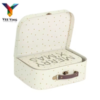 Ensemble d'emballages imprimés en carton, mini-boîtes carrées, design économique, boîte en papier pour enfant, petite valise pour bébé, fournisseur pour enfant