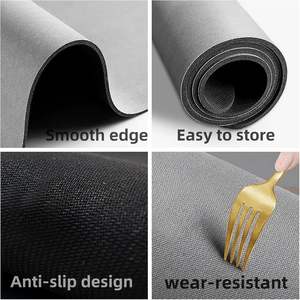 Tapis antidérapants en boue de diatomées, tapis de salle de bain super absorbants et tapis de sol à séchage rapide pour salle de bain - Product Image 2