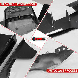 Nouvelle Arrivée : Kit Carrosserie en Fibre de Carbone Sec Style MSY pour Ferrari SF90 - Lame Avant, Lame Arrière, Jupes Latérales et Spoiler - Product Image 3