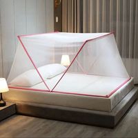 Nouvelle moustiquaire de lit pliable en filet, tente en maille respirante et portable pour chambre à coucher