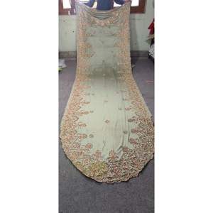 Nouvelle Collection somali Dirac tissu beau tissu de travail manuel perlé somali mariée Dirac pour les femmes vêtements de fête robe tissu - Product Image 2