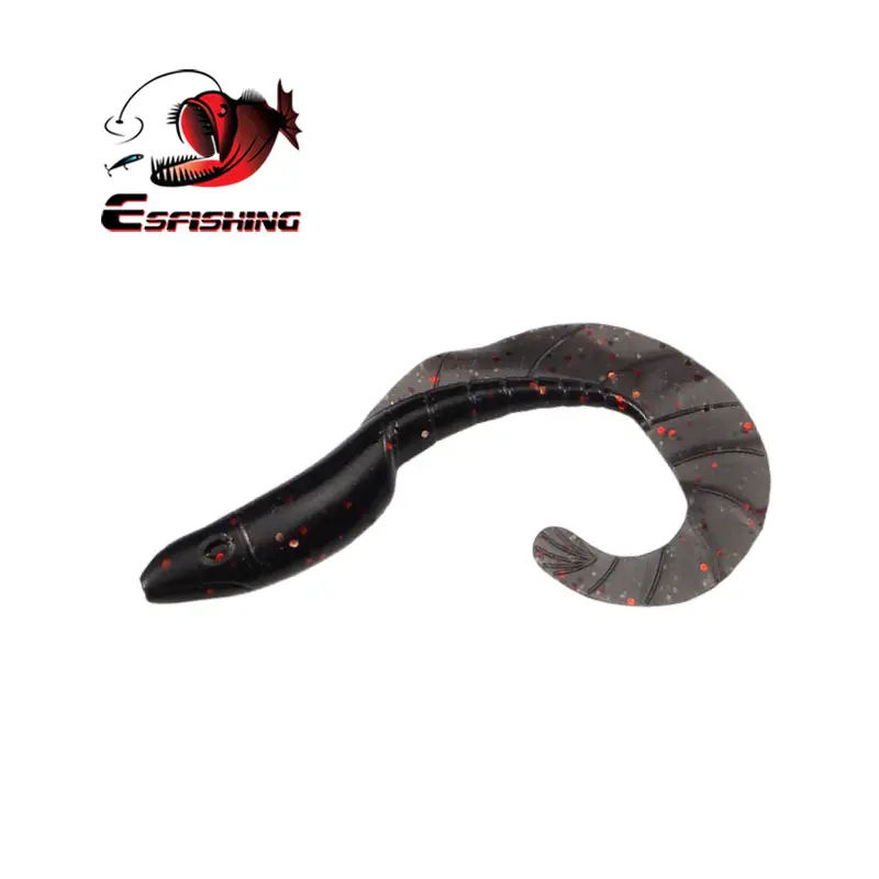 ESFISHING-Cebo blando swimbait de Dragon Hog, 9cm, 4,6g, moldes de señuelos de plástico suave