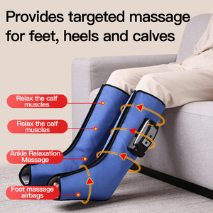 Multifunktionales Luftwellen-Druckmassagegerät für Beine und Füße 9D-<span class=keywords><strong>Massage</strong></span> mit Wärmefunktion zur Förderung der Durchblutung und Linderung von Muskelverspannungen - Product Image 2