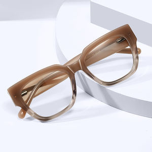 MS 18110 Lunettes de vue pour femme en acétate de qualité supérieure, forme carrée et ronde, branches élégantes et minimalistes, compatibles avec les verres de prescription - Product Image 2