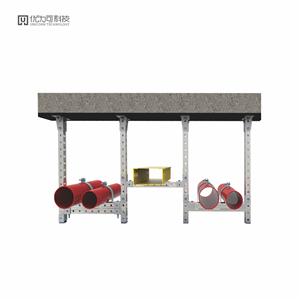 תושבת התקנה קבועה לתמיכה אנטי-סימיתית בתחתית לוחות בטון של רכבת תחתית - Product Image 4