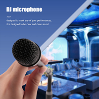 Microphone DJ professionnel à col de cygne dynamique pour mélangeur disque dédié criant Microfone KTV Bar DJ Mic
