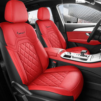 Pour Jetour X70 PLUS : Kits d'intérieur, housses de siège auto personnalisées 7 places, ensemble complet en cuir artificiel, housses de sièges avant et arrière, coussins