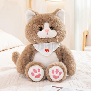 Peluche Belo <span class=keywords><strong>Tempo</strong></span>, Gato Blanco y Negro, Juguete de Peluche para Máquina de Garras, Felpa Suave de Algodón PP, Juguetes Súper Suaves para Niños - Product Image 3