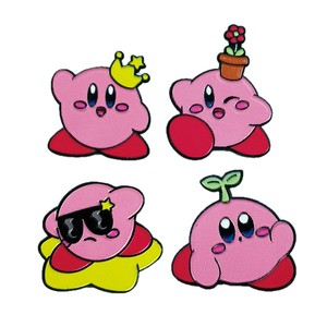 Broche de <span class=keywords><strong>bola</strong></span> pequeña rosa con diseño de dibujos animados, insignia creativa con temática de <span class=keywords><strong>Kirby</strong></span>, accesorio de aleación, en stock - Product Image 5