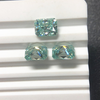 0.4-5ct Lâche Moissanite Aigue-Marine Bleu Couleur Moissanite Diamant Radiant Cut Pierres précieuses synthétiques en vrac
